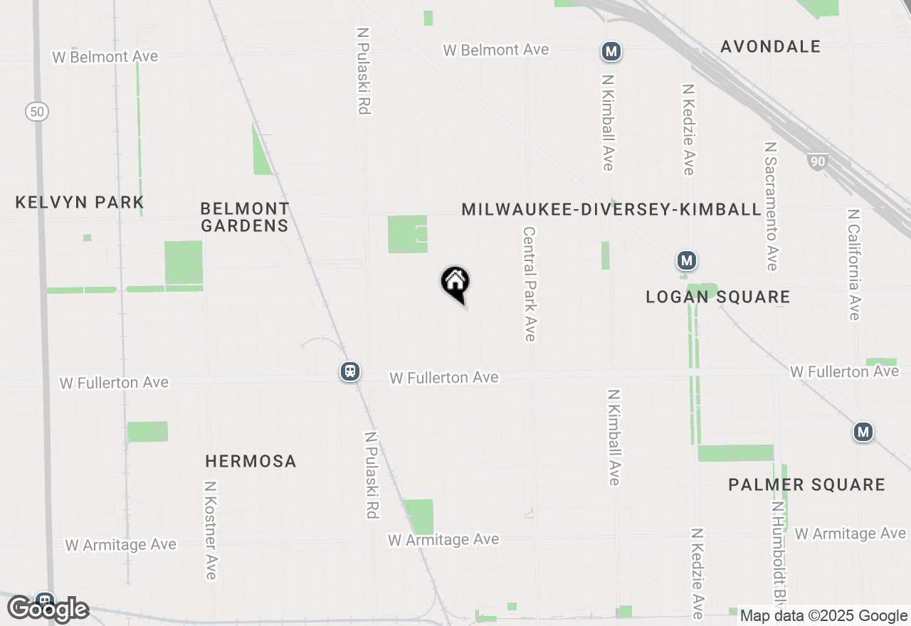 Map of 2535 N Hamlin Avenue, Chicago, IL 60647