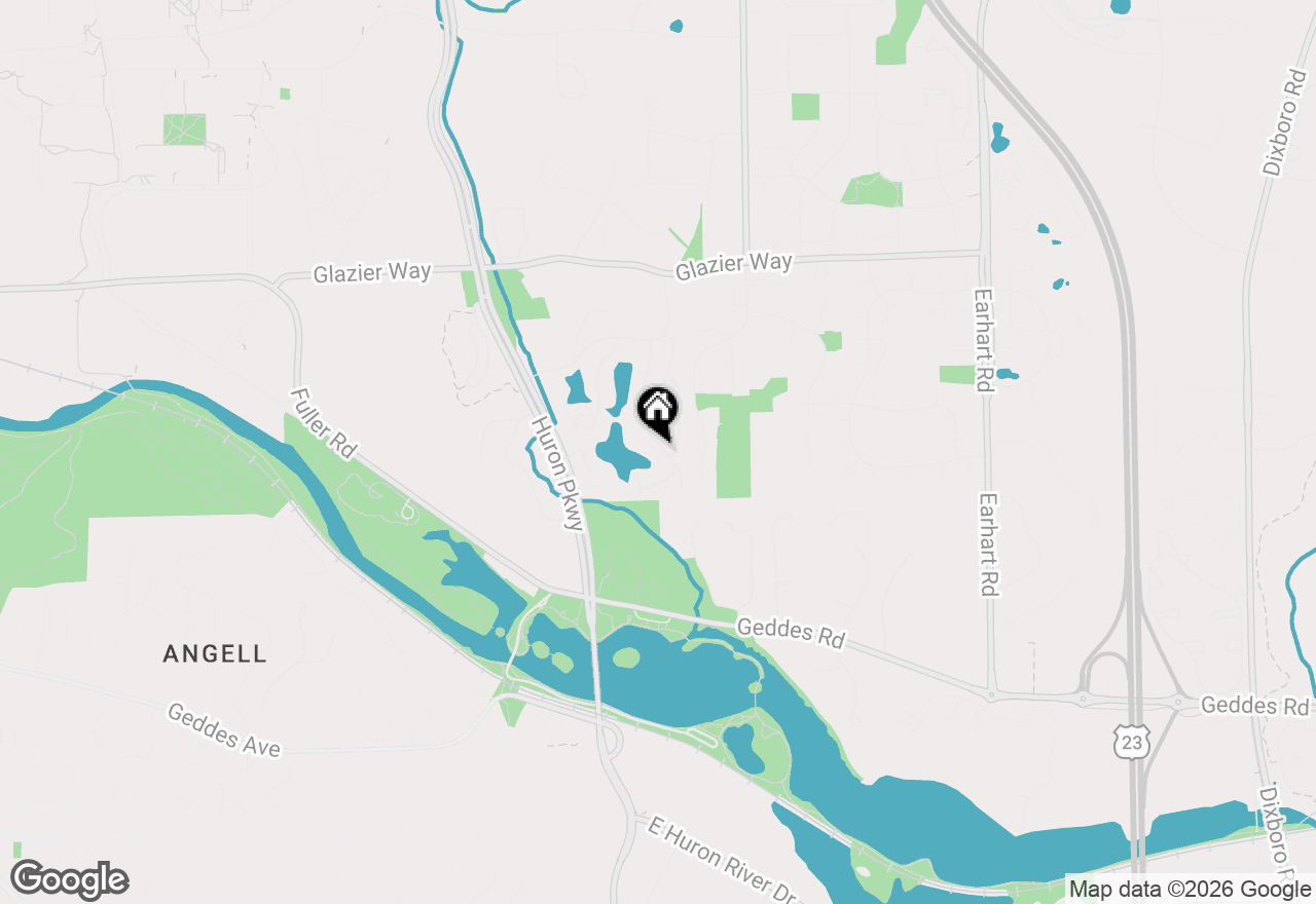 Map of 669 Watersedge Drive, Ann Arbor, MI 48105