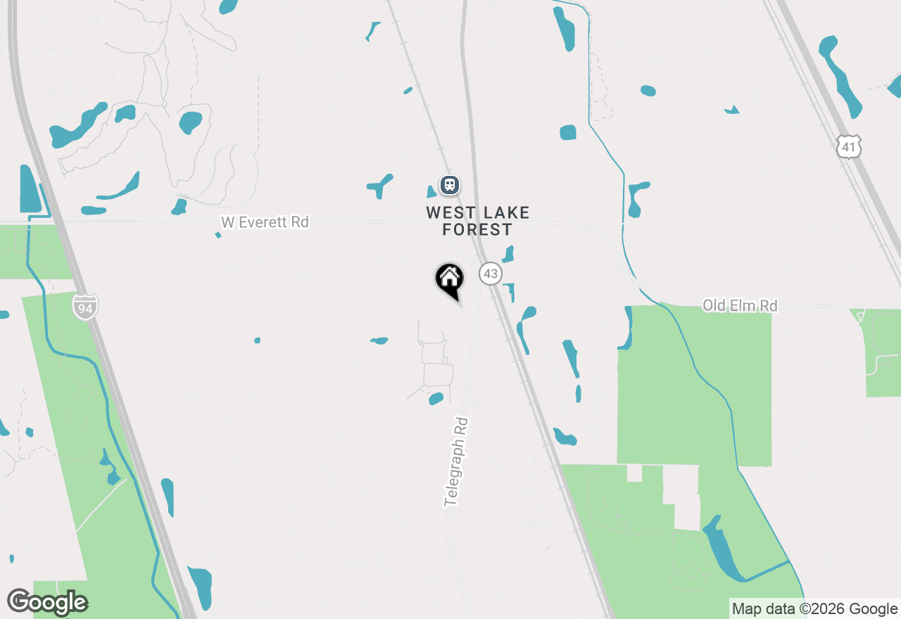 Map of 1130 Lawrence Avenue, Lake Forest, IL 60045