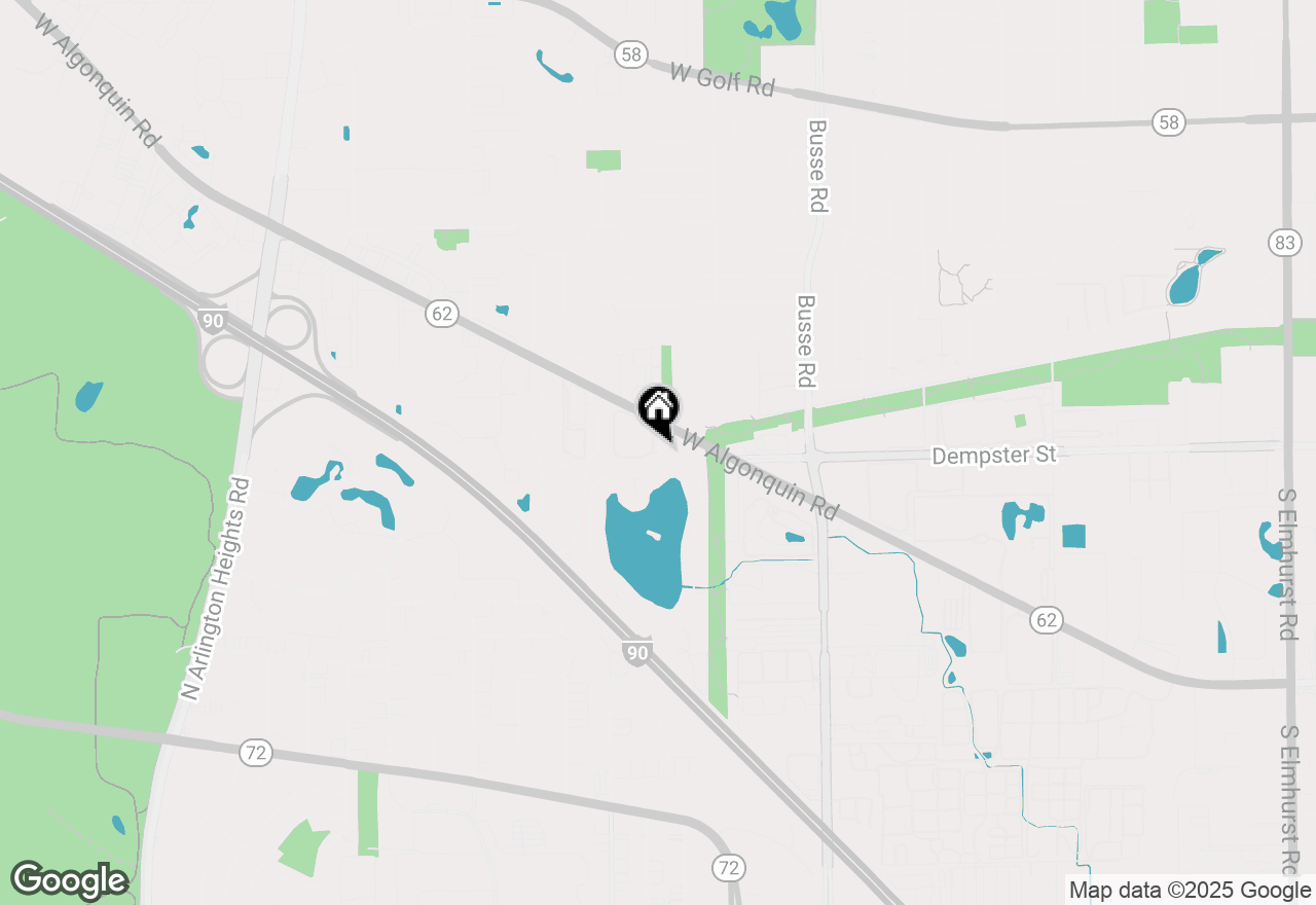 Map of 2952 Briarwood Drive, Mount Prospect, IL 60056