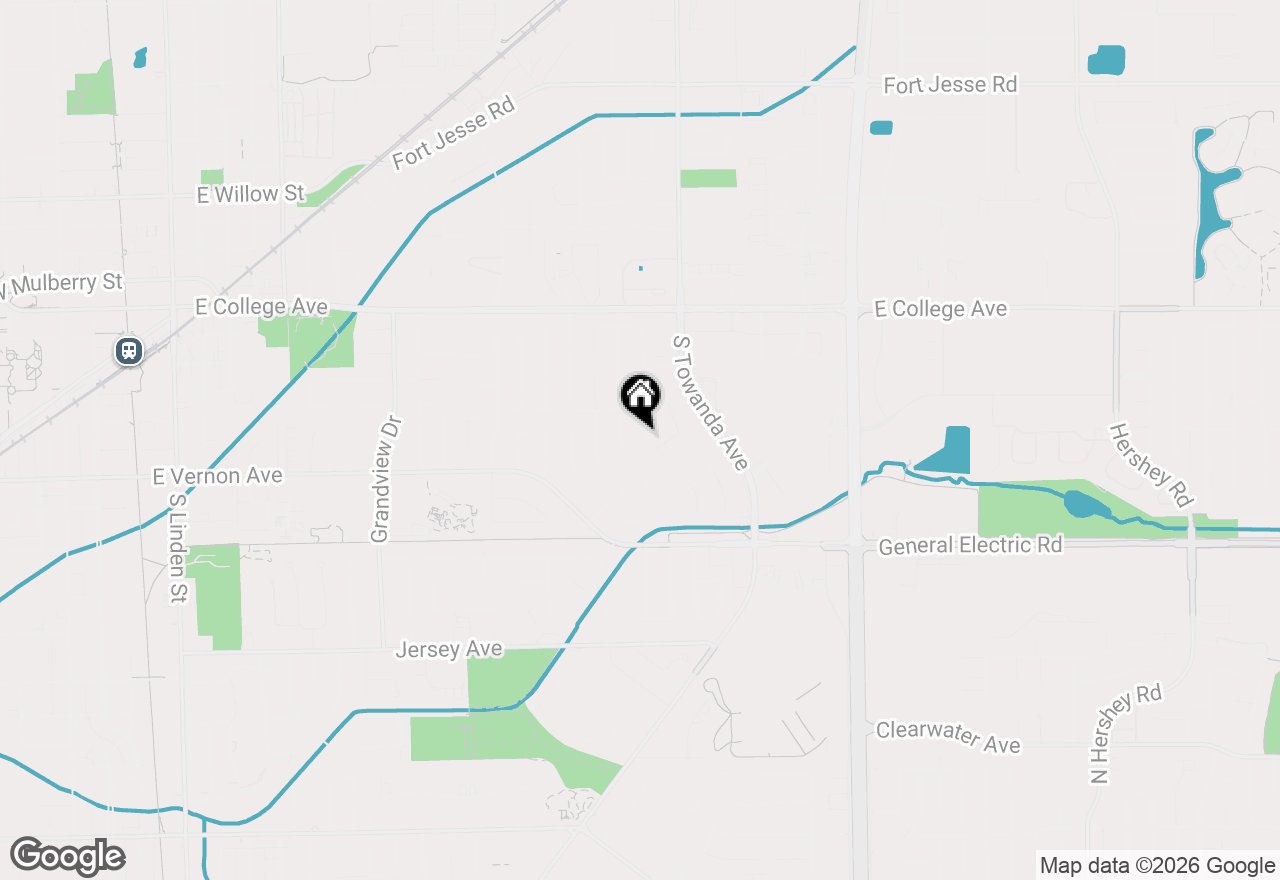 Map of 207 Hammitt Drive, Normal, IL 61761