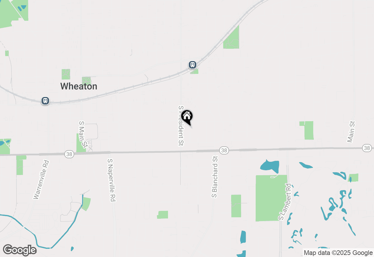 Map of 418 Kipling Court, Wheaton, IL 60187