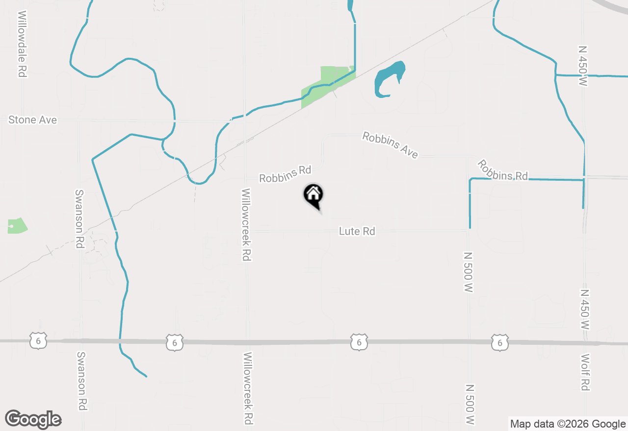 Map of 6156 Gaston Avenue, Portage, IN 46368