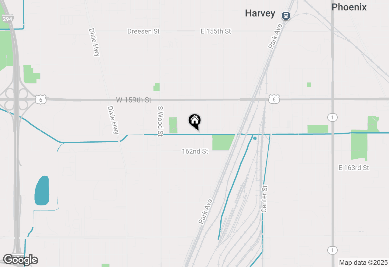 Map of 16515 S Ashland Avenue, Markham, IL 60428