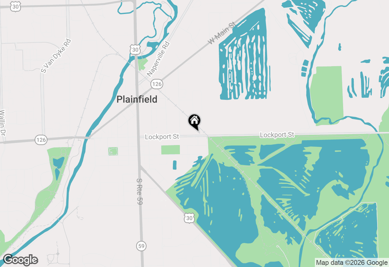 Map of 23622 W Lockport Street, Plainfield, IL 60544
