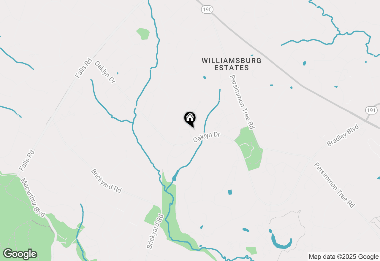 Map of 8817 Watts Mine Terrace, Potomac, MD 20854