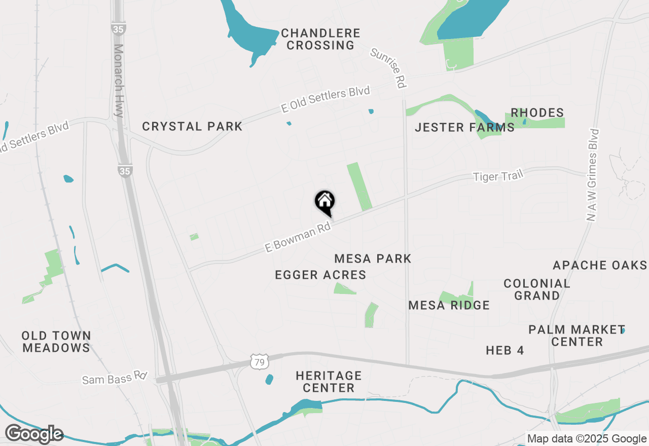 Map of 509 Andover Cv, Round Rock, TX 78664