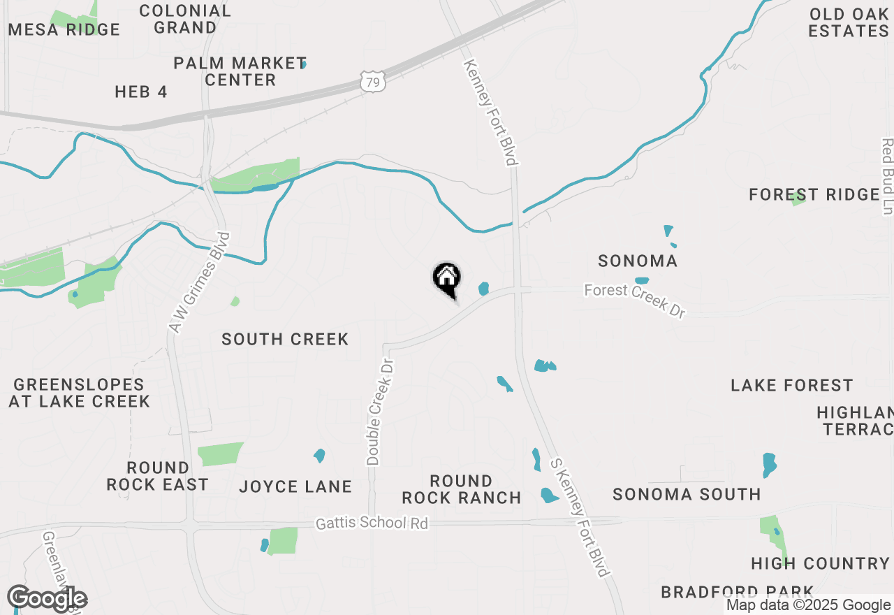 Map of 1050 Kenney Fort Xing #4, Round Rock, TX 78665