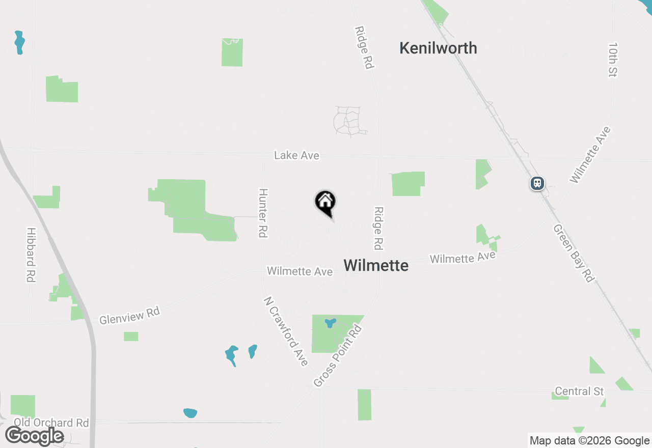 Map of 2038 Highland Avenue, Wilmette, IL 60091