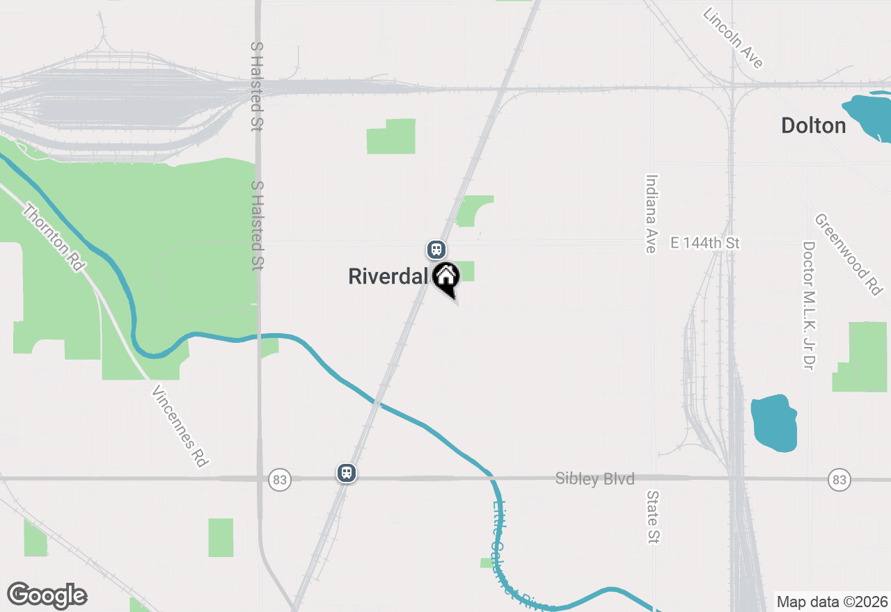 Map of 308 W 145th Place, Riverdale, IL 60827