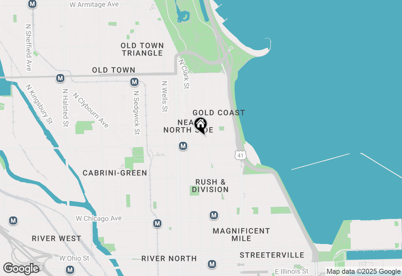 Map of 1221 N Dearborn Parkway #1203S, Chicago, IL 60610