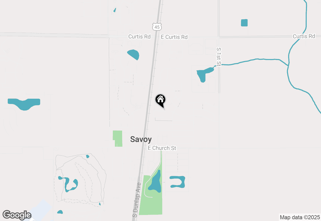 Map of 118 Sunflower Street, Savoy, IL 61874
