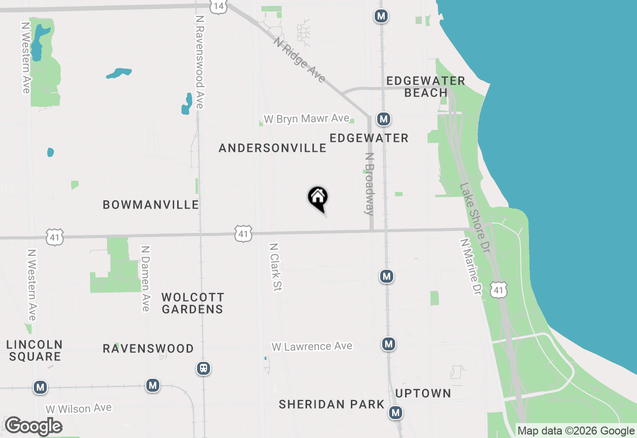 Map of 5227 N Glenwood Avenue, Chicago, IL 60640