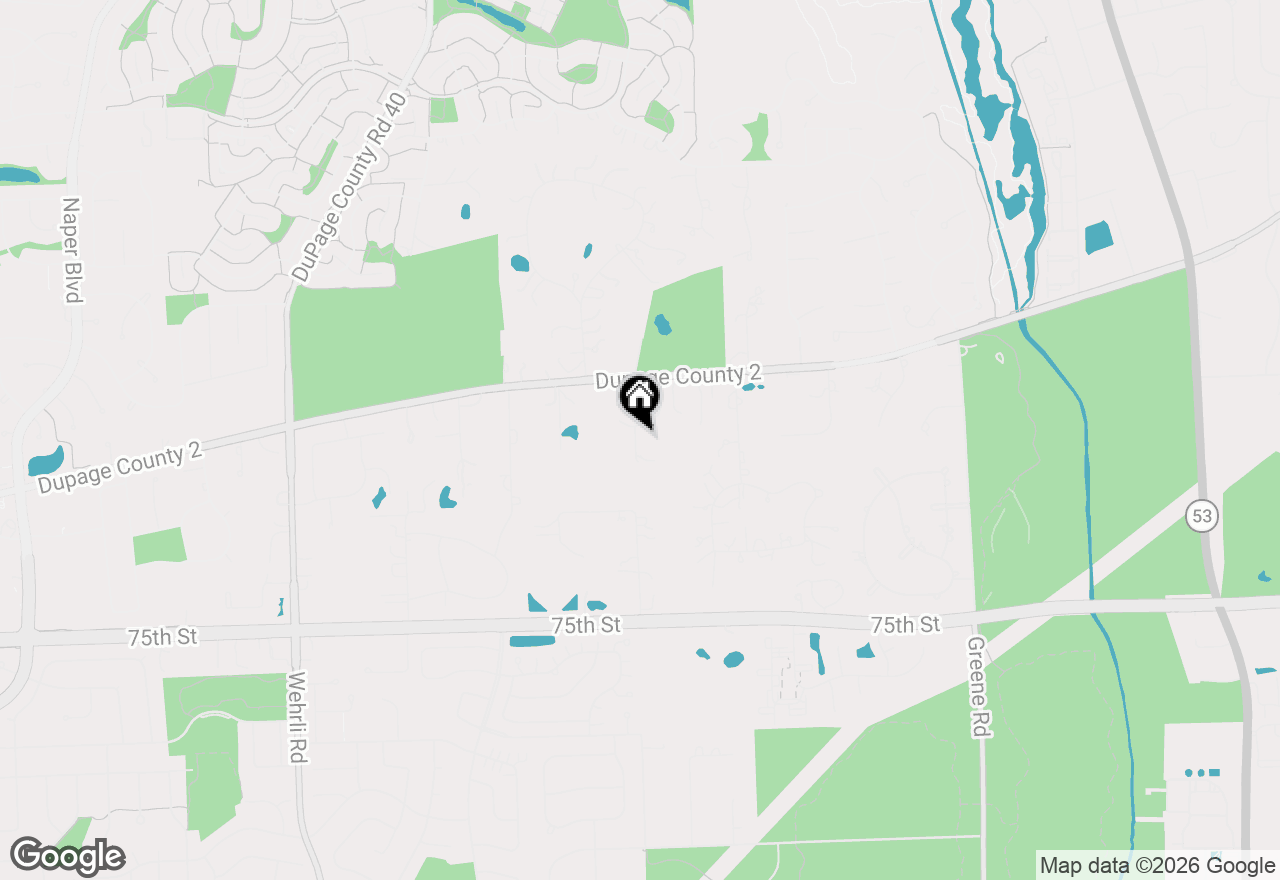 Map of 23W731 Hobson Road, Naperville, IL 60540