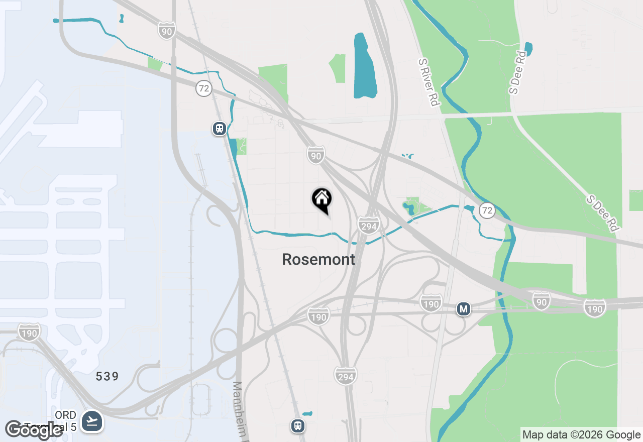 Map of 6023 N Emerson Street, Rosemont, IL 60018
