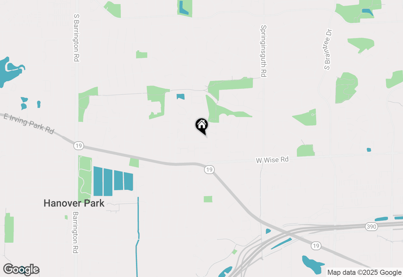 Map of 696 Grant Circle, Hanover Park, IL 60133