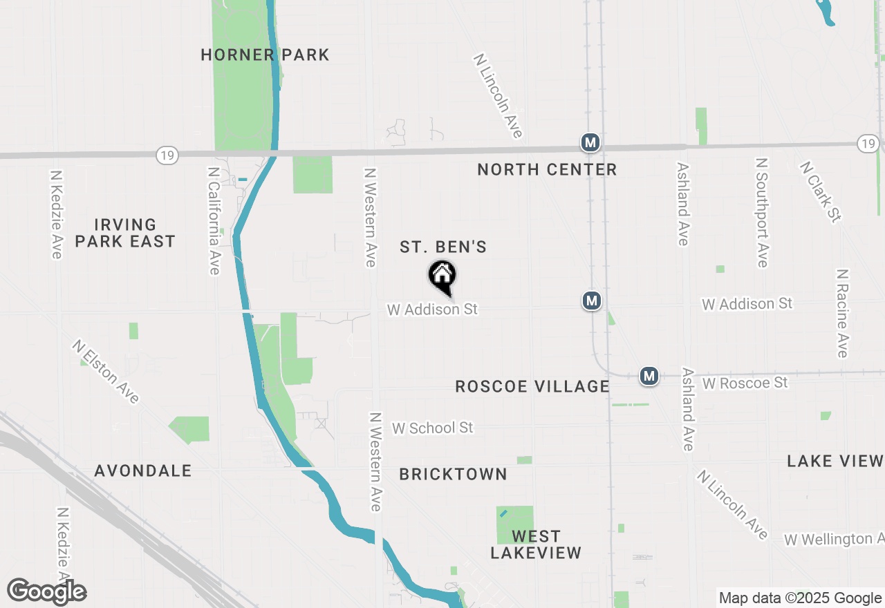 Map of 2212 W Addison Street, Chicago, IL 60618