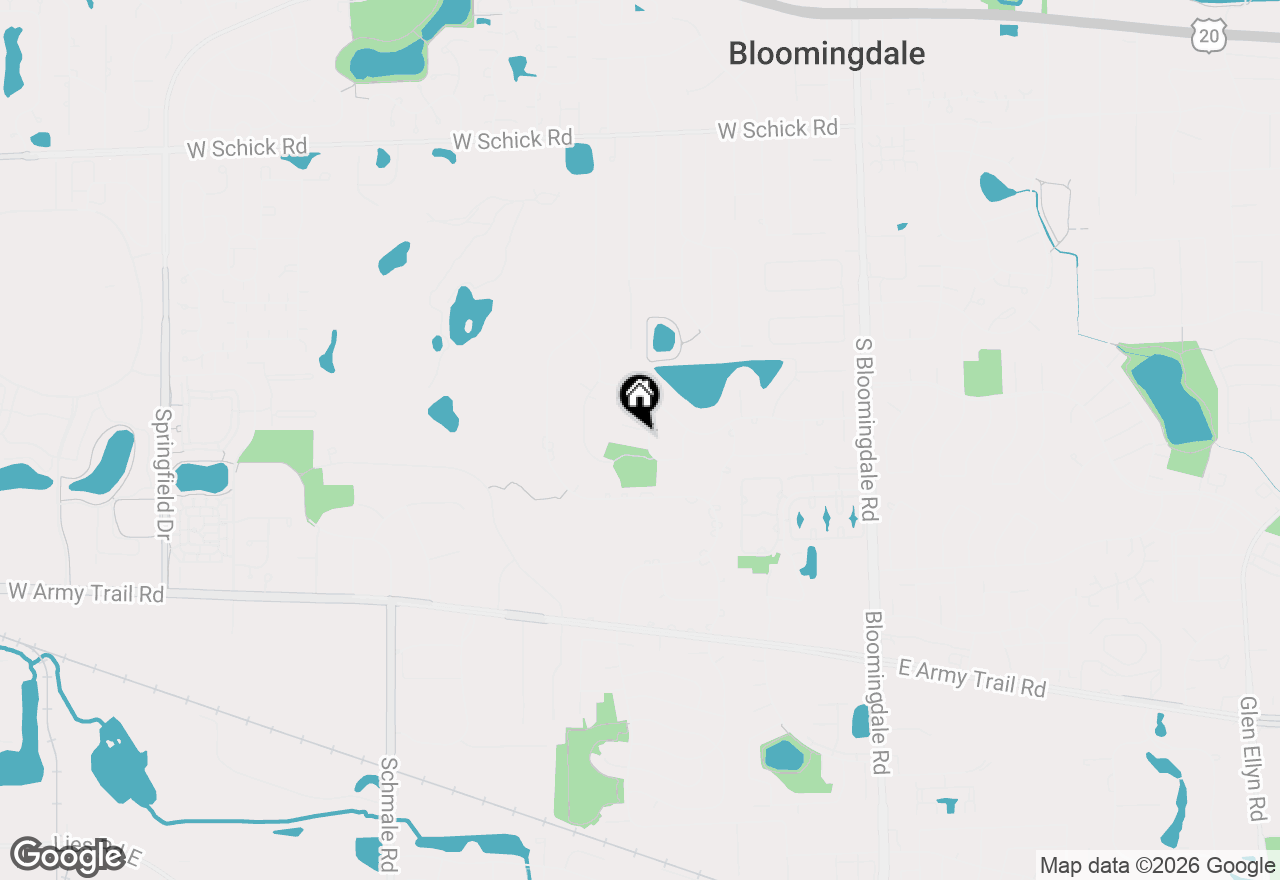 Map of 178 Bobwhite Court, Bloomingdale, IL 60108