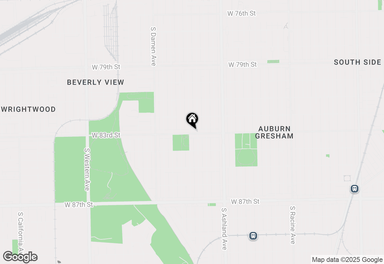 Map of 1752 W 83rd Street, Chicago, IL 60620