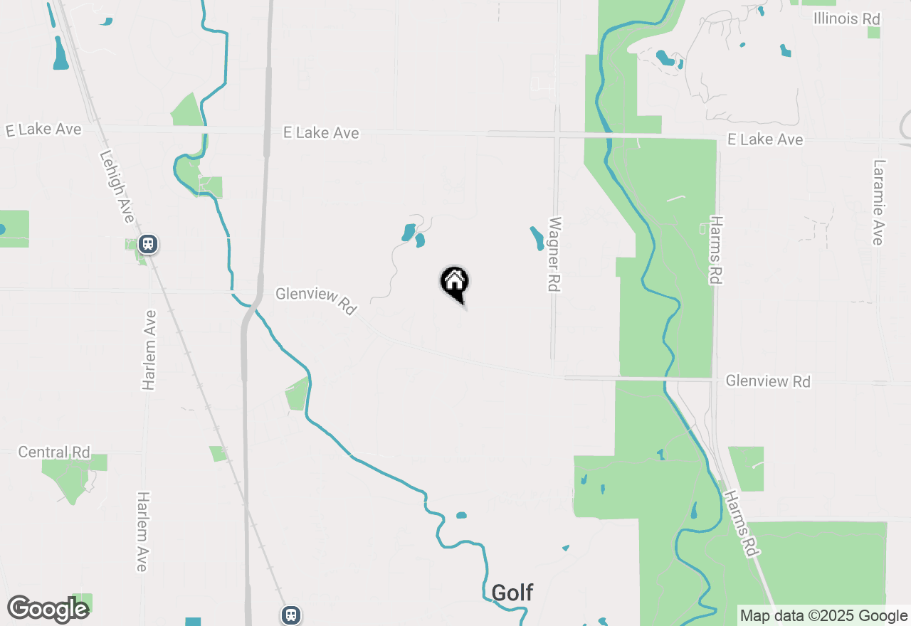 Map of 1125 Golfview Road, Glenview, IL 60025