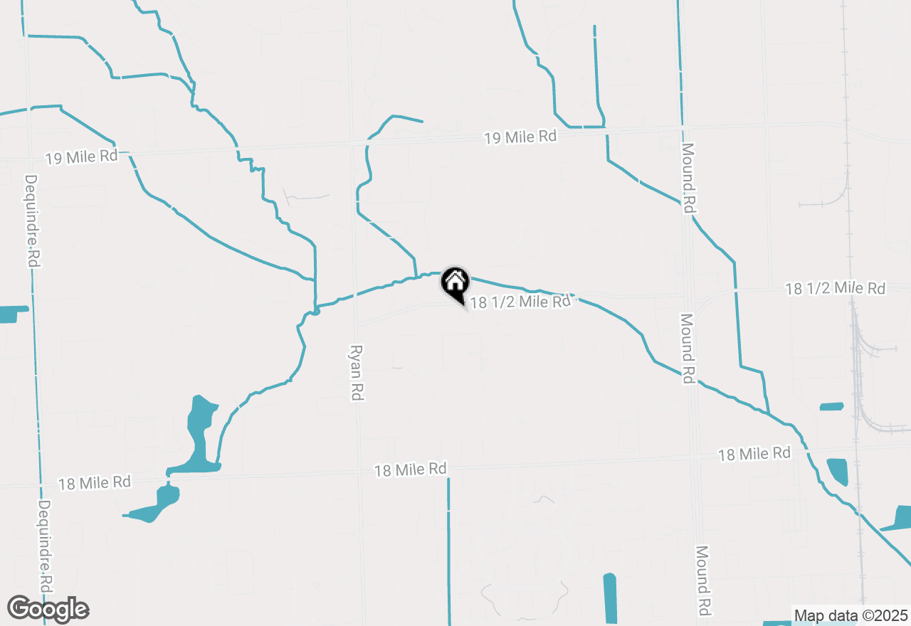 Map of 4524 18 1/2 Mile Road, Sterling Heights, MI 48314