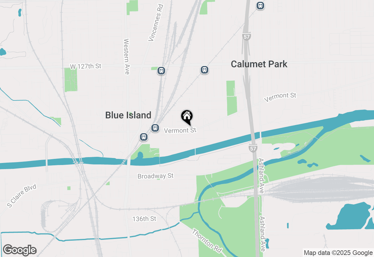 Map of 2024 Vermont Street, Blue Island, IL 60406