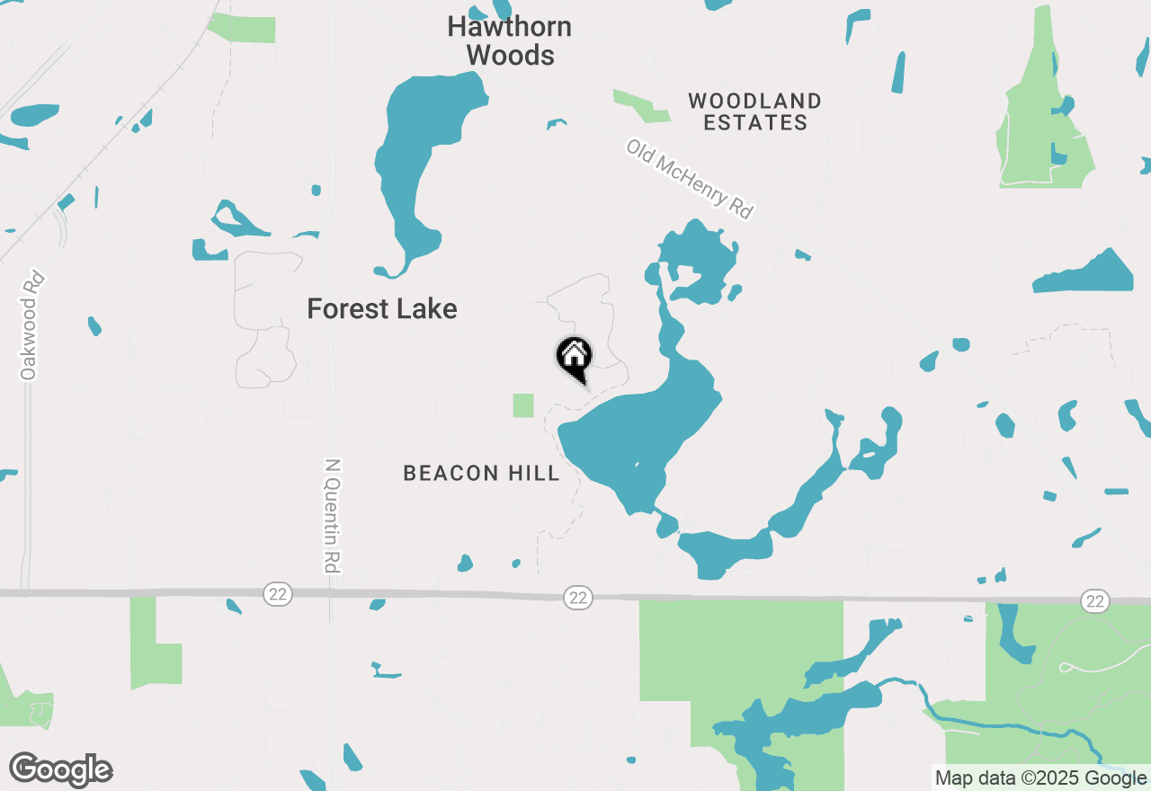 Map of 23505 N Sanctuary Club Drive, Kildeer, IL 60047