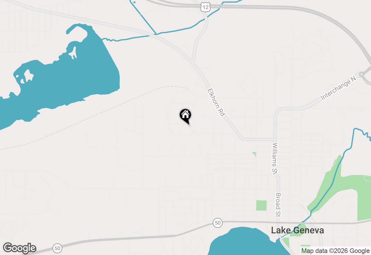 Map of 1630 Monte Vista Dr, Lake Geneva, WI 53147