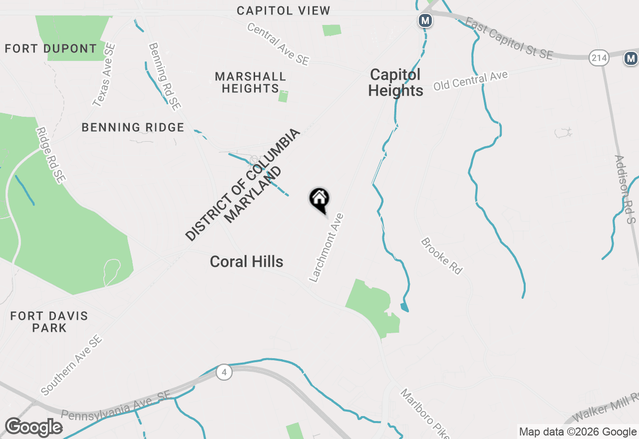 Map of 1000 Jansen Avenue, Capitol Heights, MD 20743