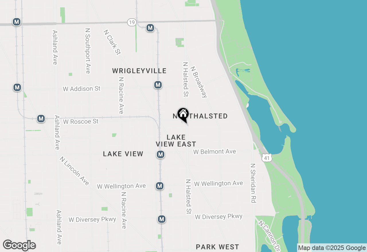 Map of 808 W Buckingham Place #3, Chicago, IL 60657