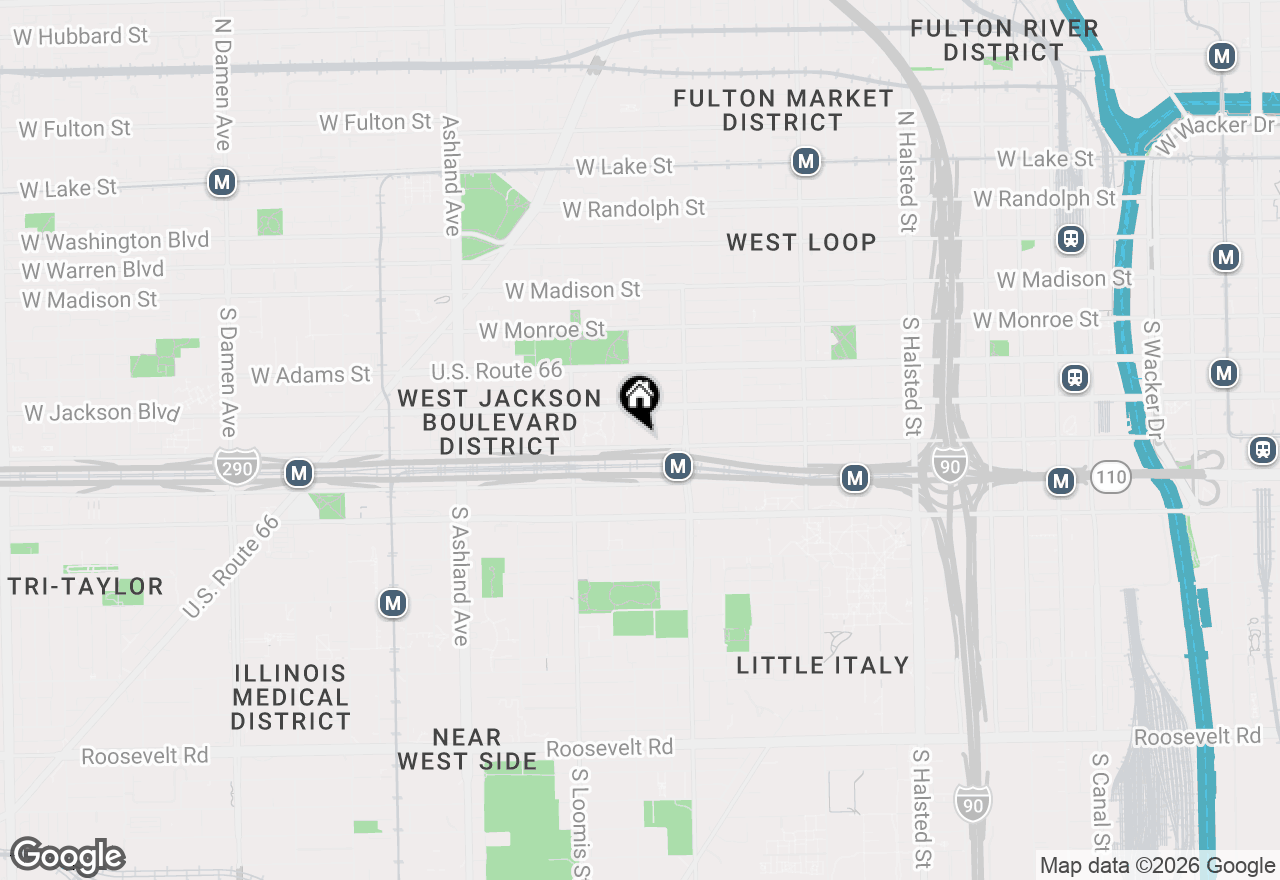 Map of 1250 W Van Buren Street #514, Chicago, IL 60607