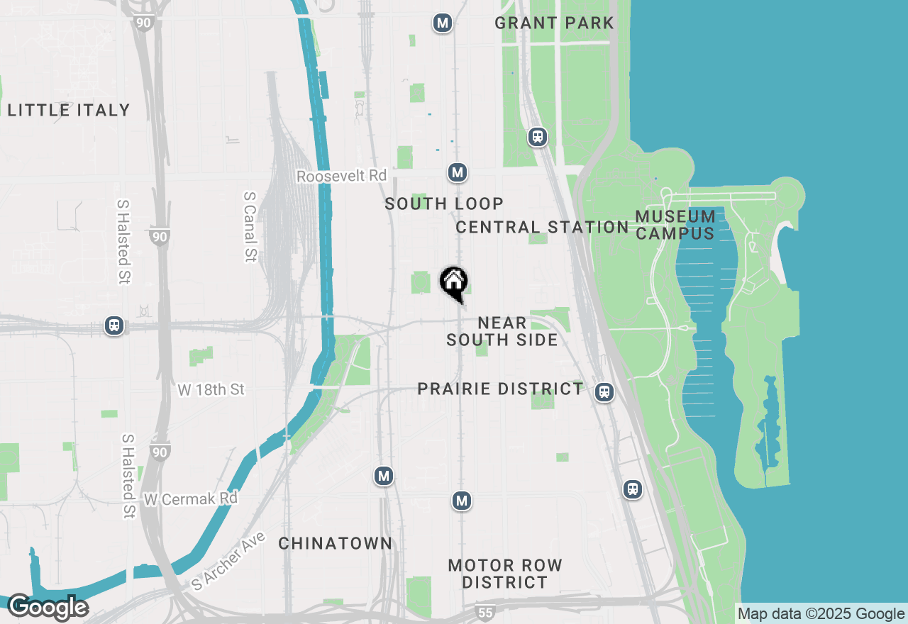 Map of 1529 S State Street #11B, Chicago, IL 60605