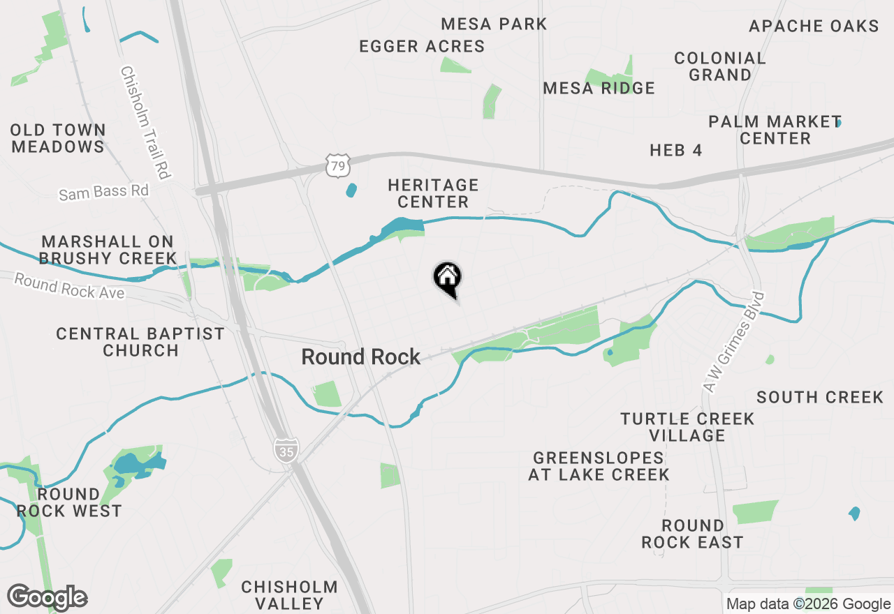 Map of 603 E Liberty Ave, Round Rock, TX 78664