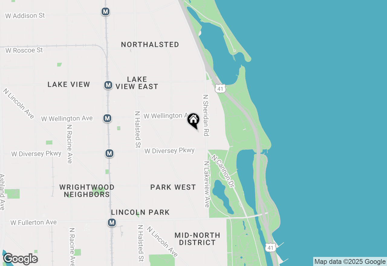 Map of 440 W Surf Street #G, Chicago, IL 60657