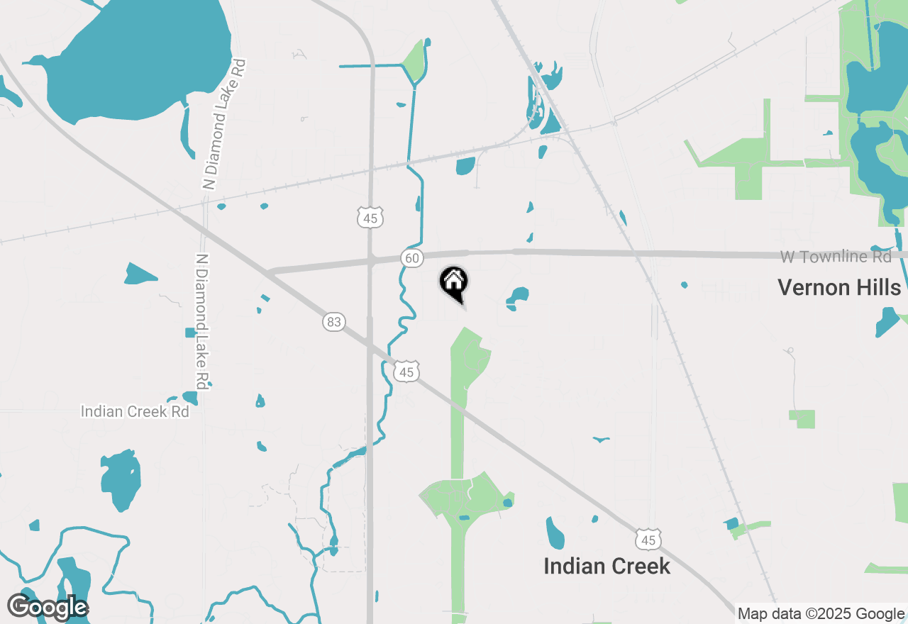 Map of 2162 Glacier Street, Mundelein, IL 60060