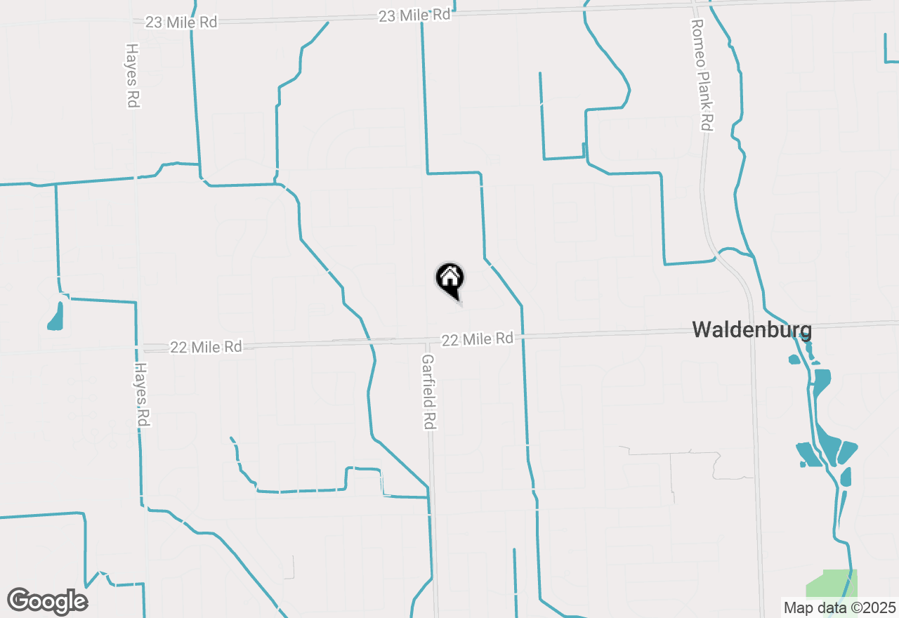 Map of 49195 Langford Drive, Macomb, MI 48044