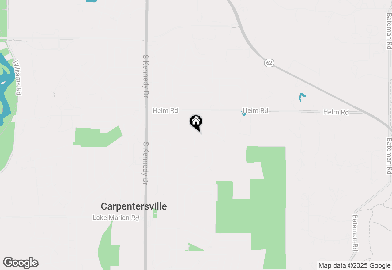 Map of 1422 Keele Drive, Carpentersville, IL 60110