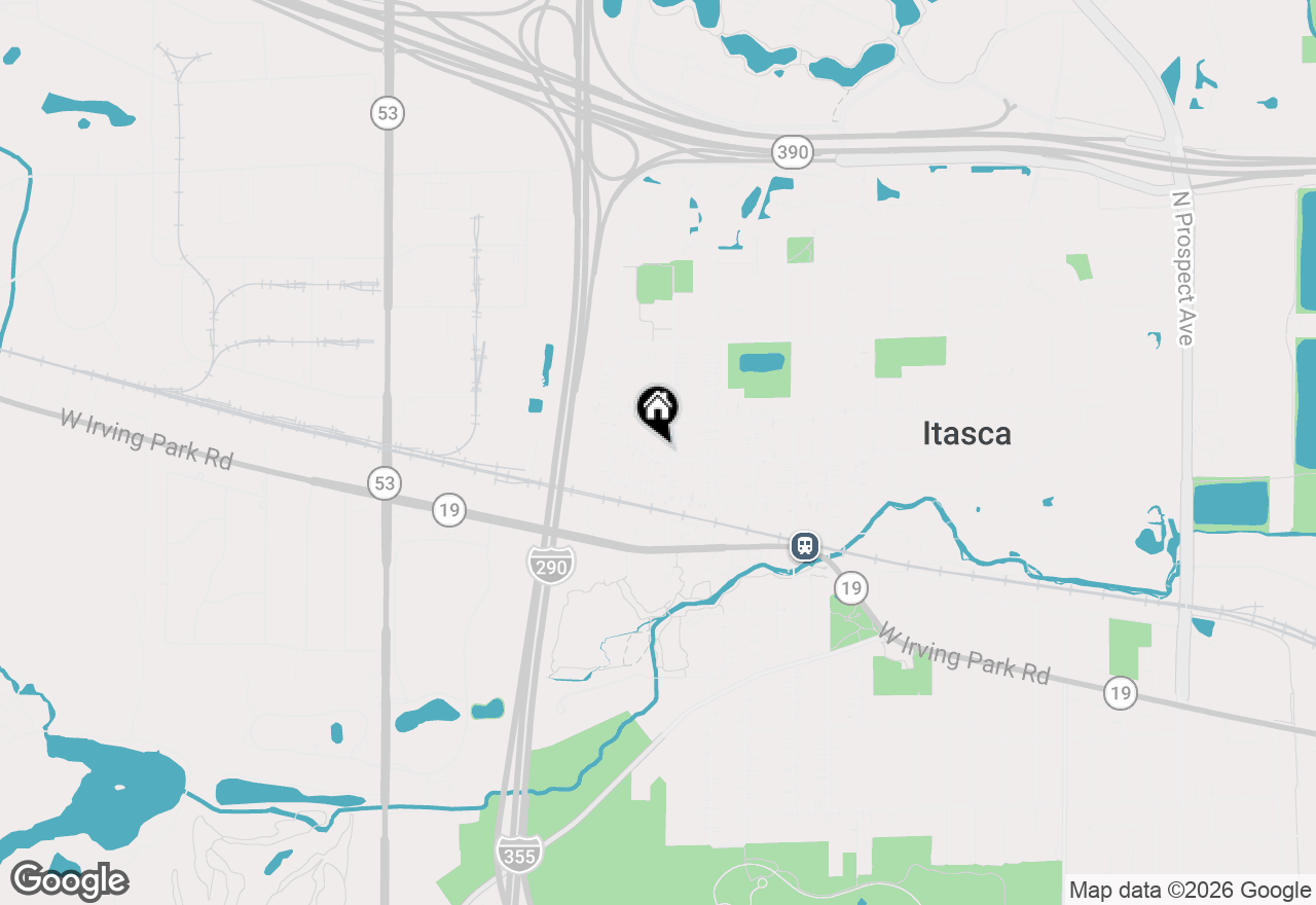 Map of 513 W Division Street, Itasca, IL 60143