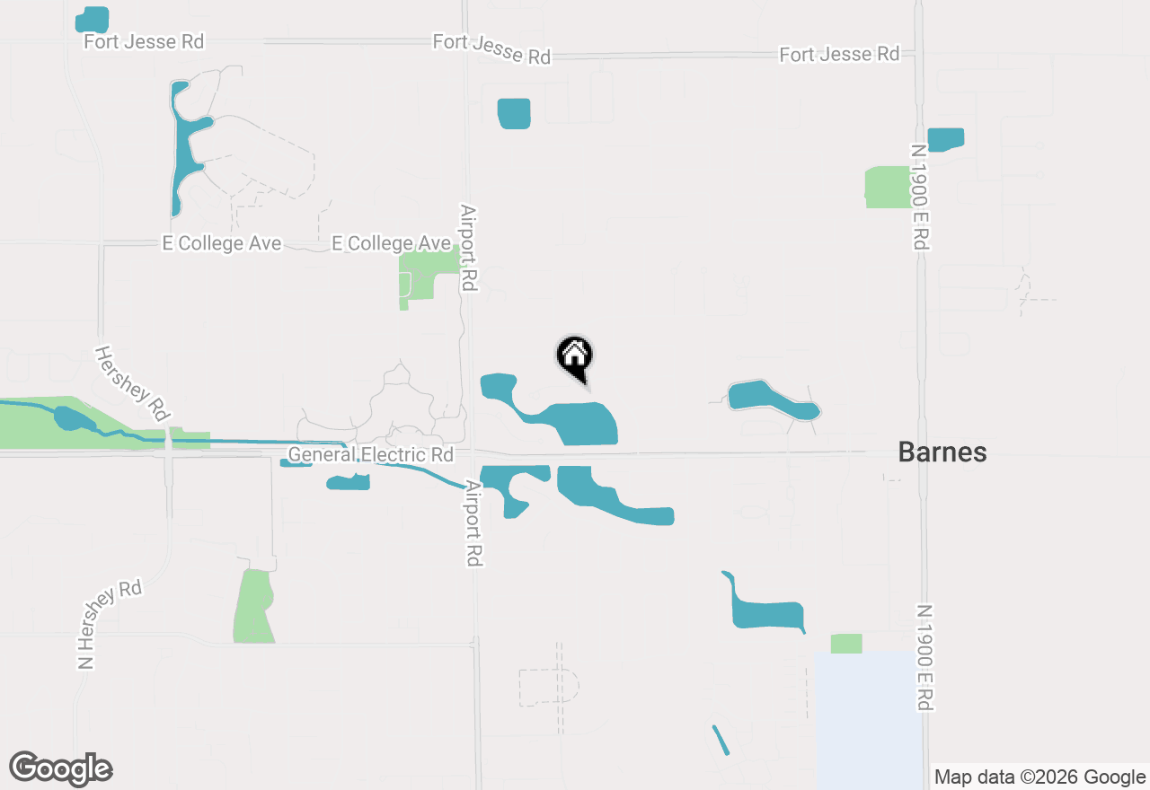 Map of 13 Stone Mill Court, Bloomington, IL 61705