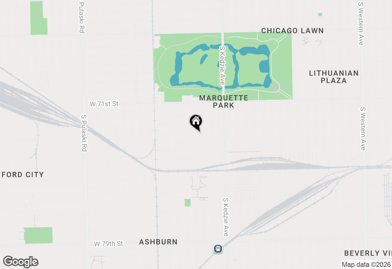 Map of 7252 S Christiana Avenue, Chicago, IL 60629
