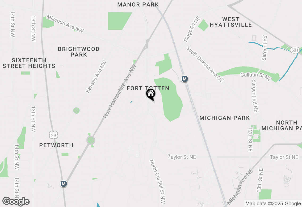 Map of 4701 North Capitol Street Ne, Washington, DC 20011