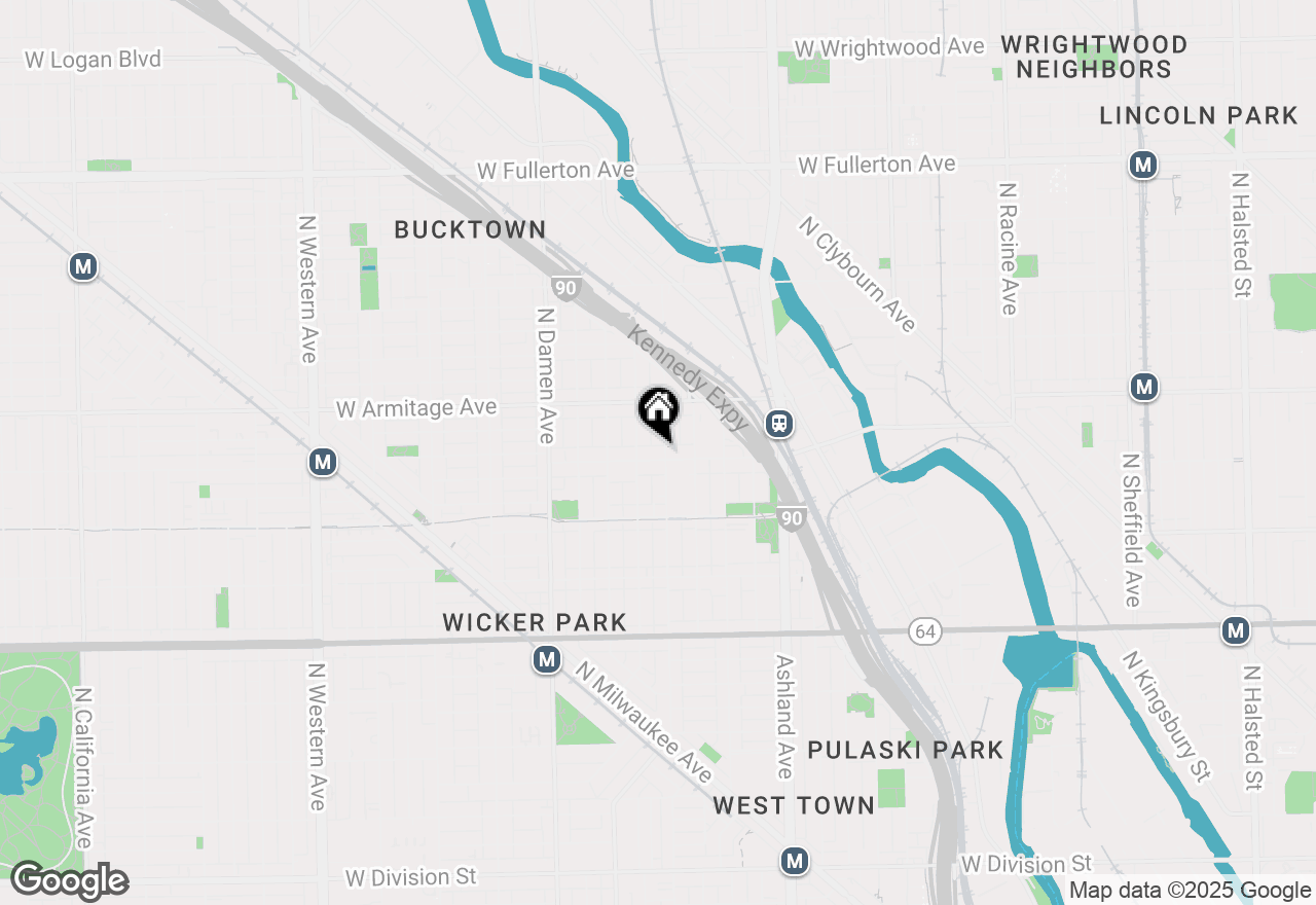 Map of 1802 W Cortland Street, Chicago, IL 60622