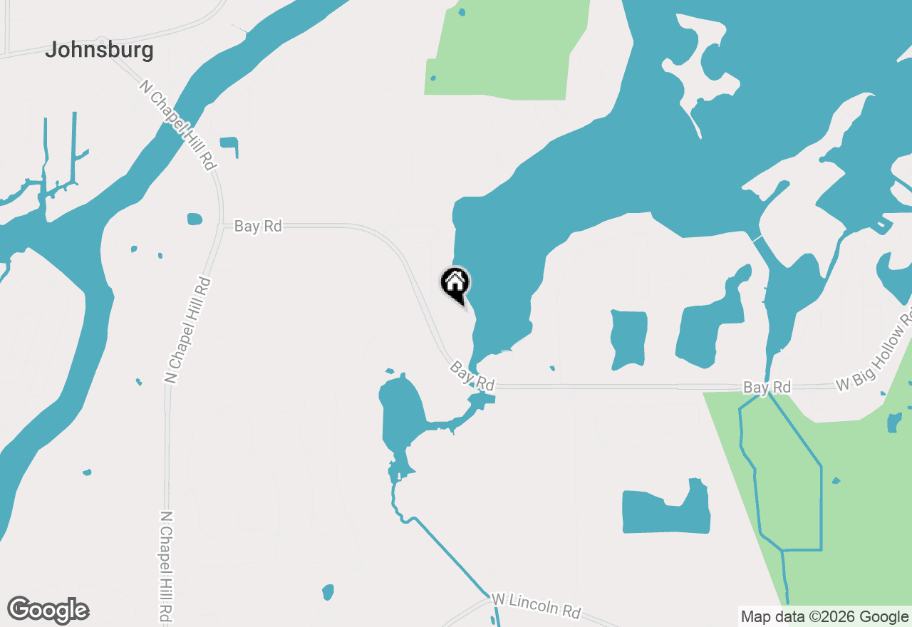 Map of 1222 Old Bay Road, Johnsburg, IL 60051