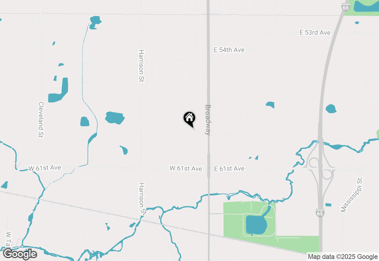 Map of 5888 Adams Street, Merrillville, IN 46410