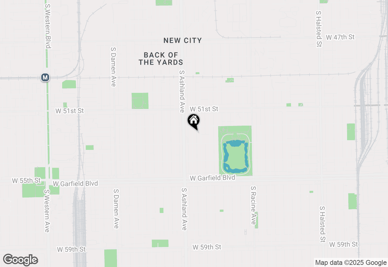 Map of 5225 S Justine Street, Chicago, IL 60609