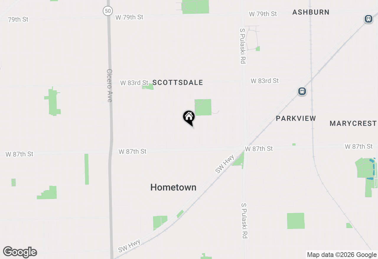 Map of (Address confidential), Chicago, Illinois 60652