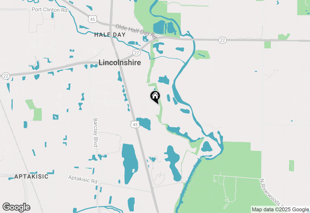 Map of 513 Rivershire Place, Lincolnshire, IL 60069