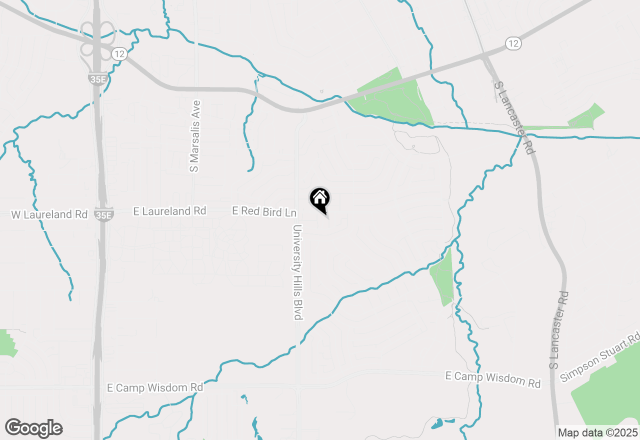 Map of 6015 Sunny Crest Lane, Dallas, TX 75241