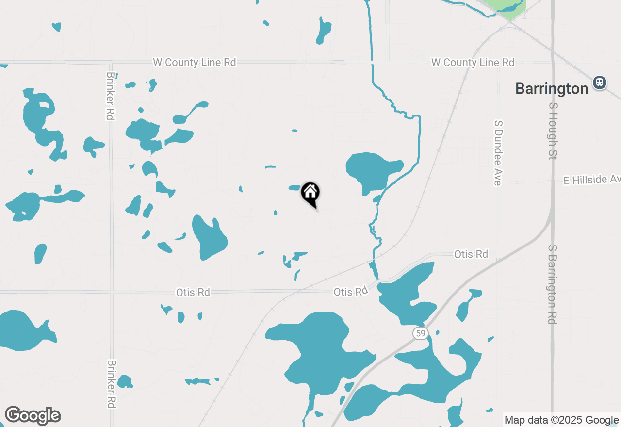 Map of 209 Oakdene Rd., Barrington Hills, IL 60010