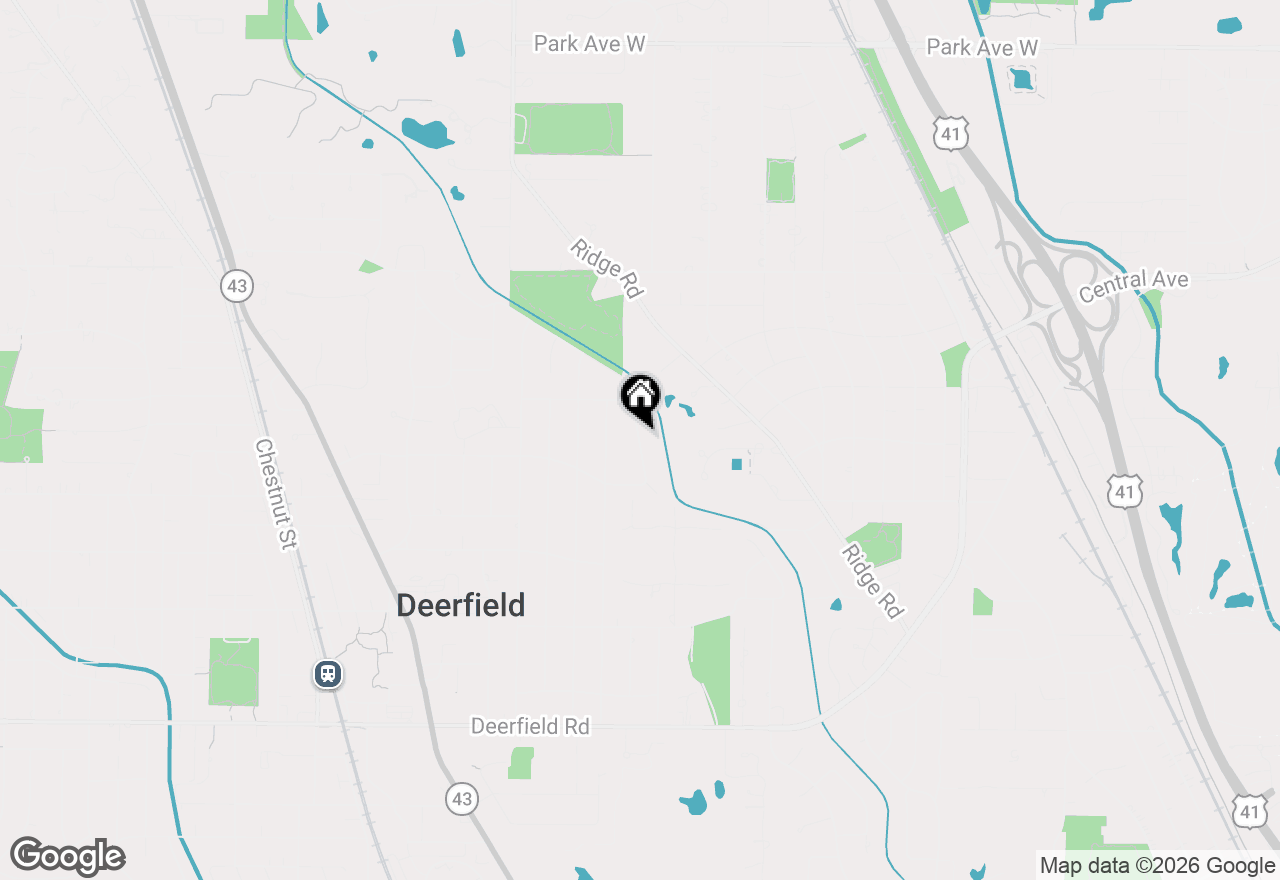 Map of 1311 Carlisle Place, Deerfield, IL 60015